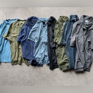 8 men’s shirts, size medium